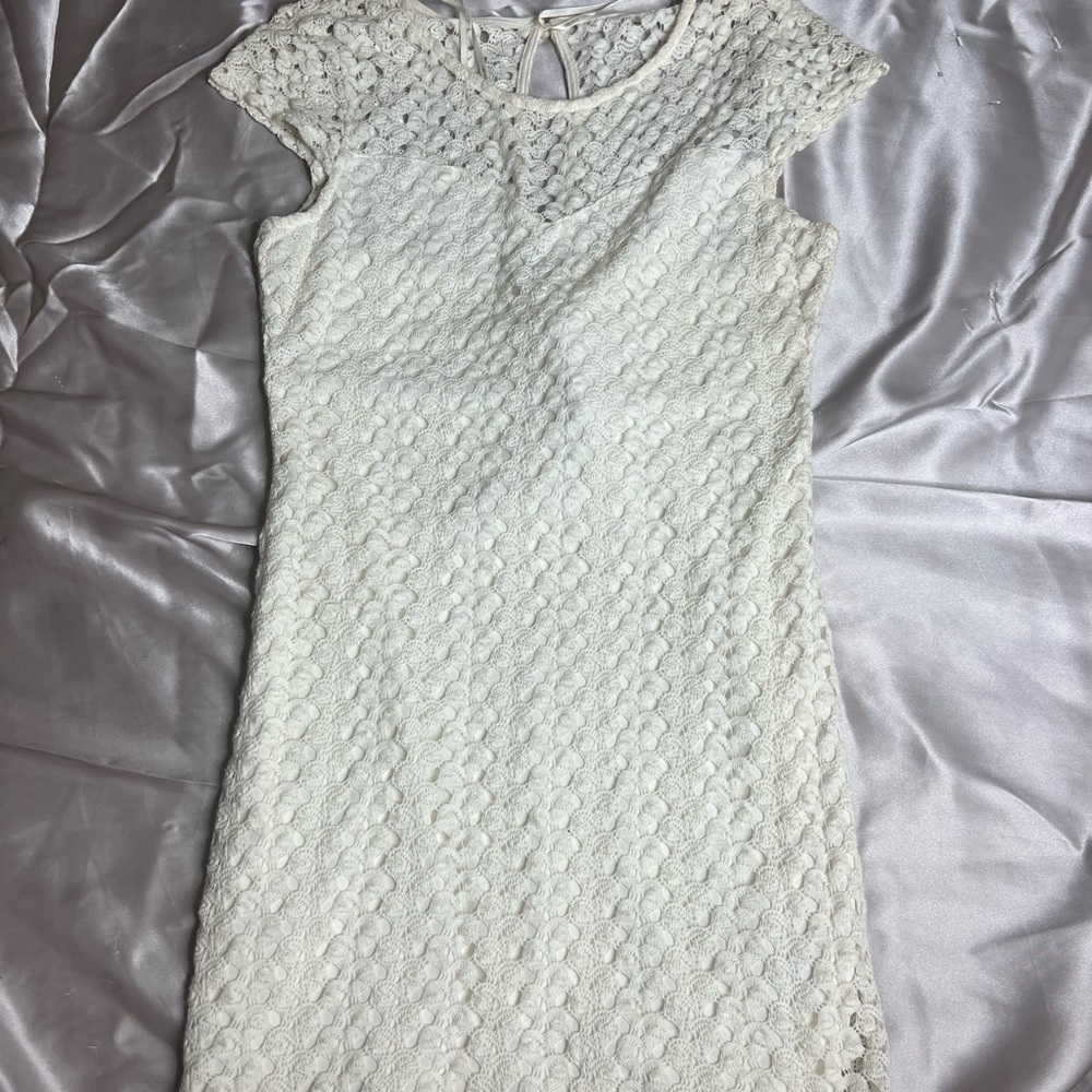 Lace White Dress